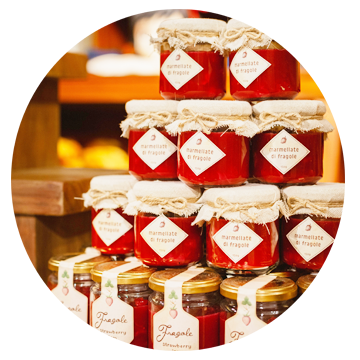 Machines for bottling jams, honey and preserves